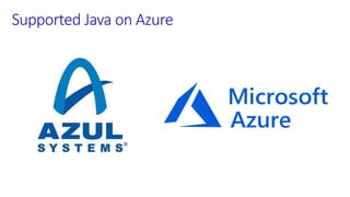Supported Java on Azure
 