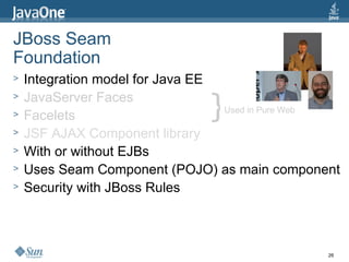 Enterprise Web 2.0: from pristine Java EE to fully-loaded frameworks