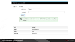 @rafabene and @christianposta
 