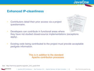 Apache Harmony An Open Innovation PPT