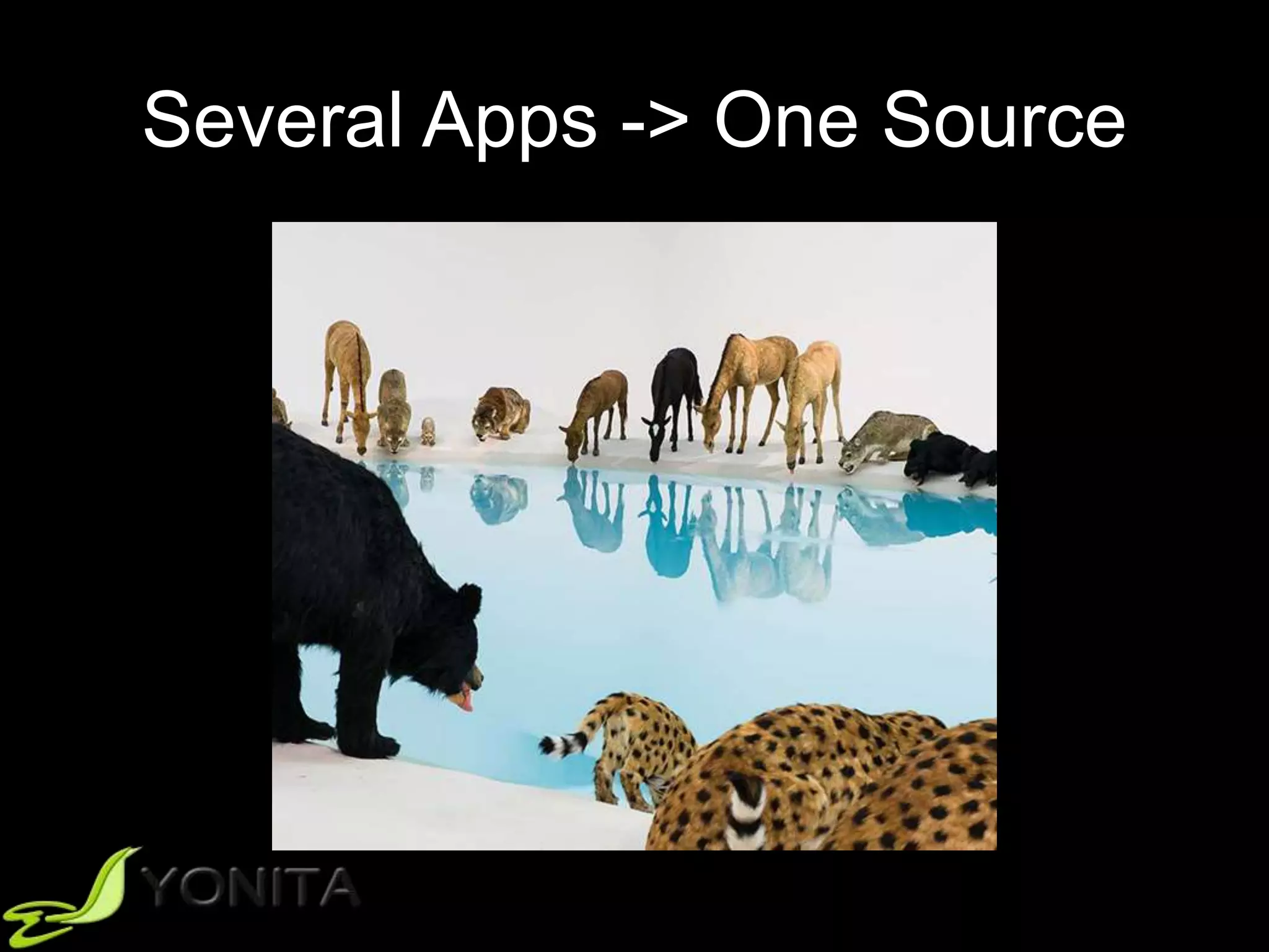 Several Apps -> One Source
 