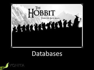 Databases
 