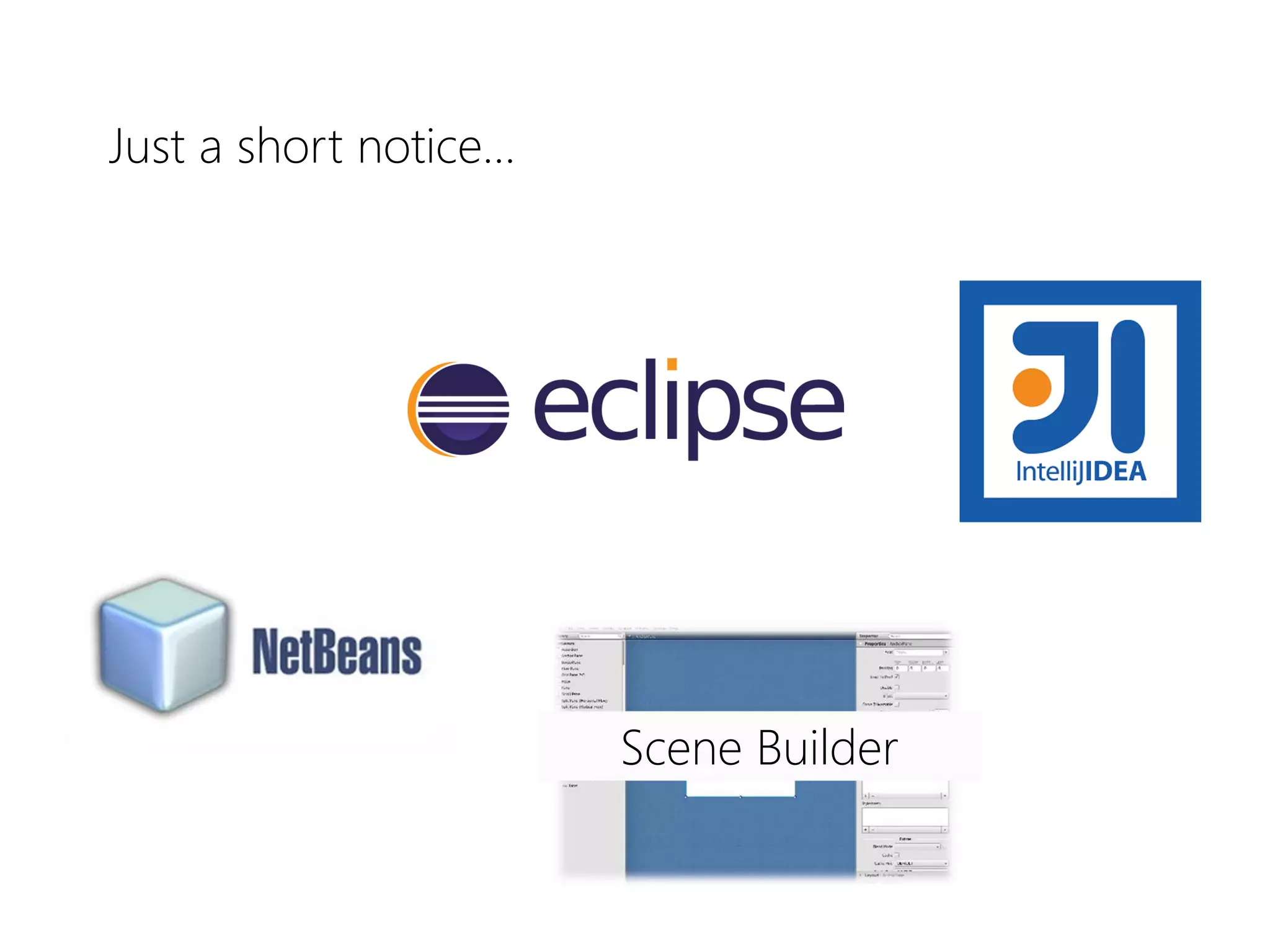 Scene Builder 
Just a shortnotice…  