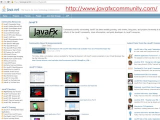 http://www.javafxcommunity.com/  