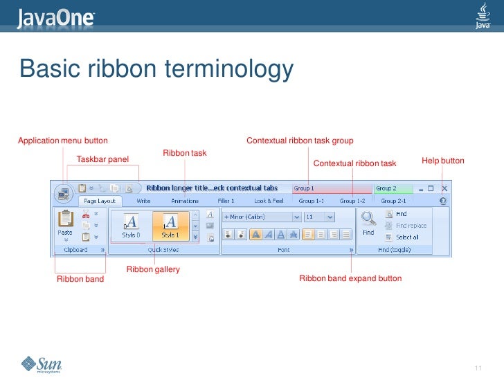 Flamingo Ribbon component