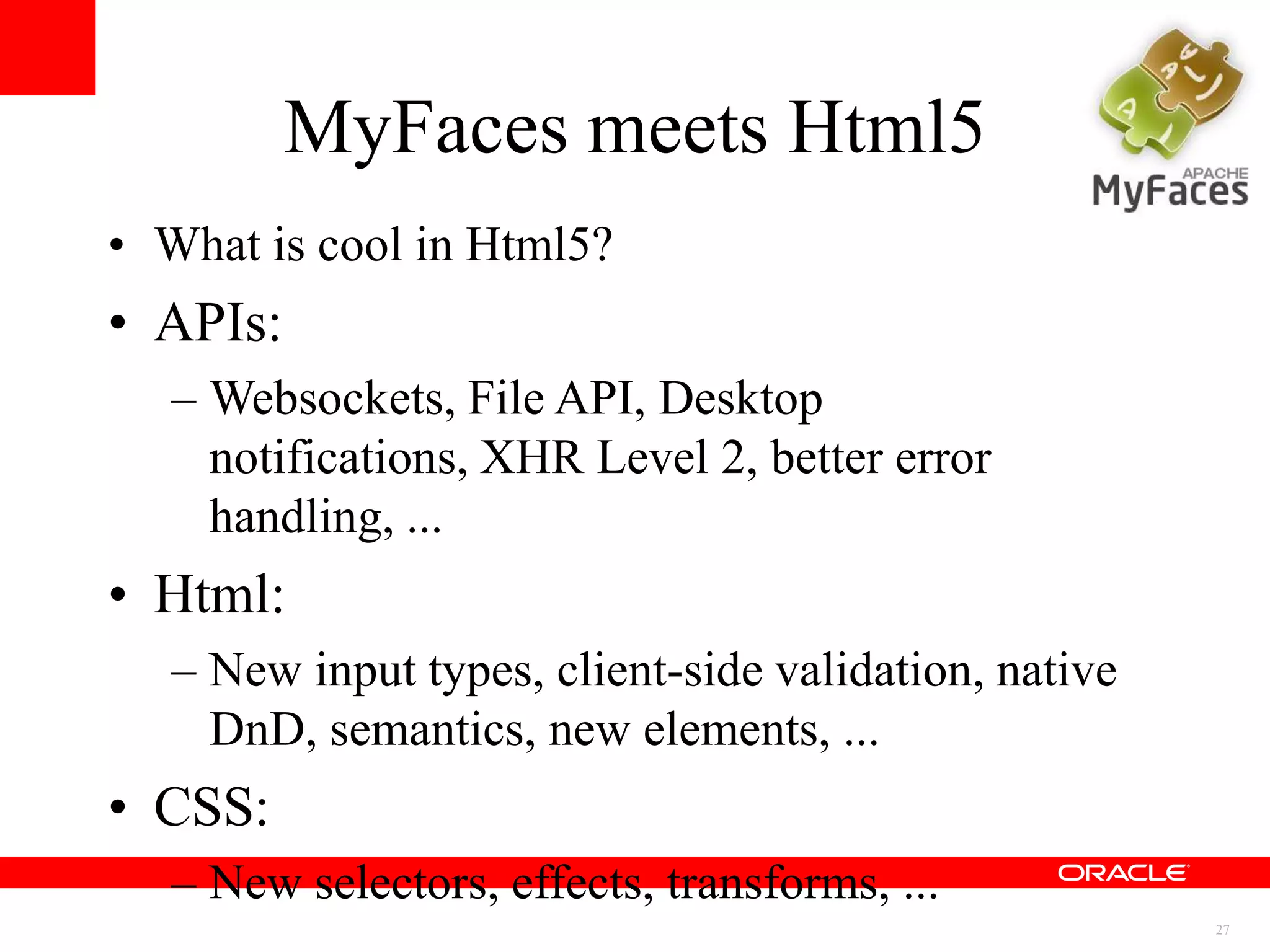 Core: Apache MyFaces 2.x