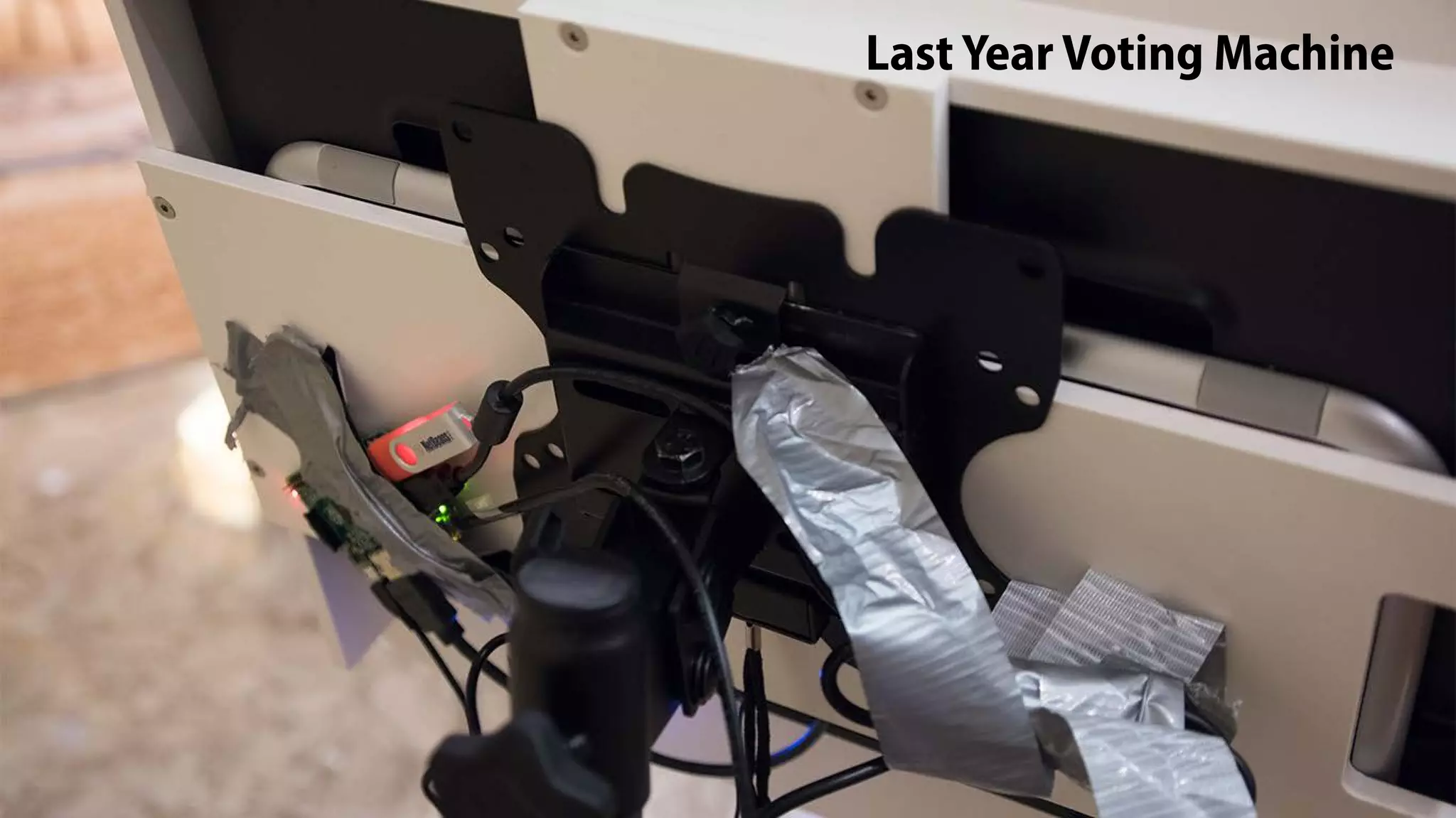 Last Year Voting Machine
 