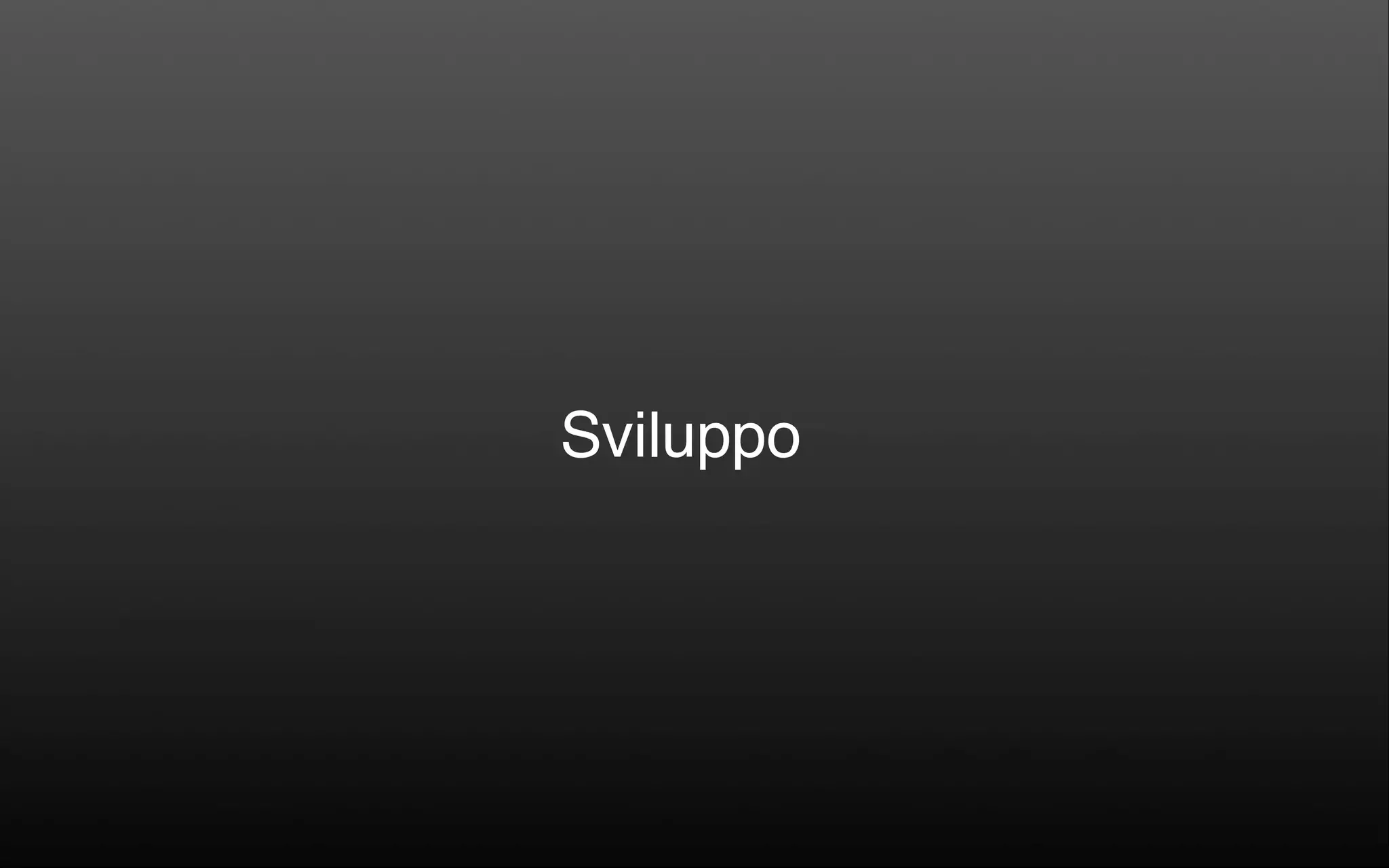 Sviluppo 
