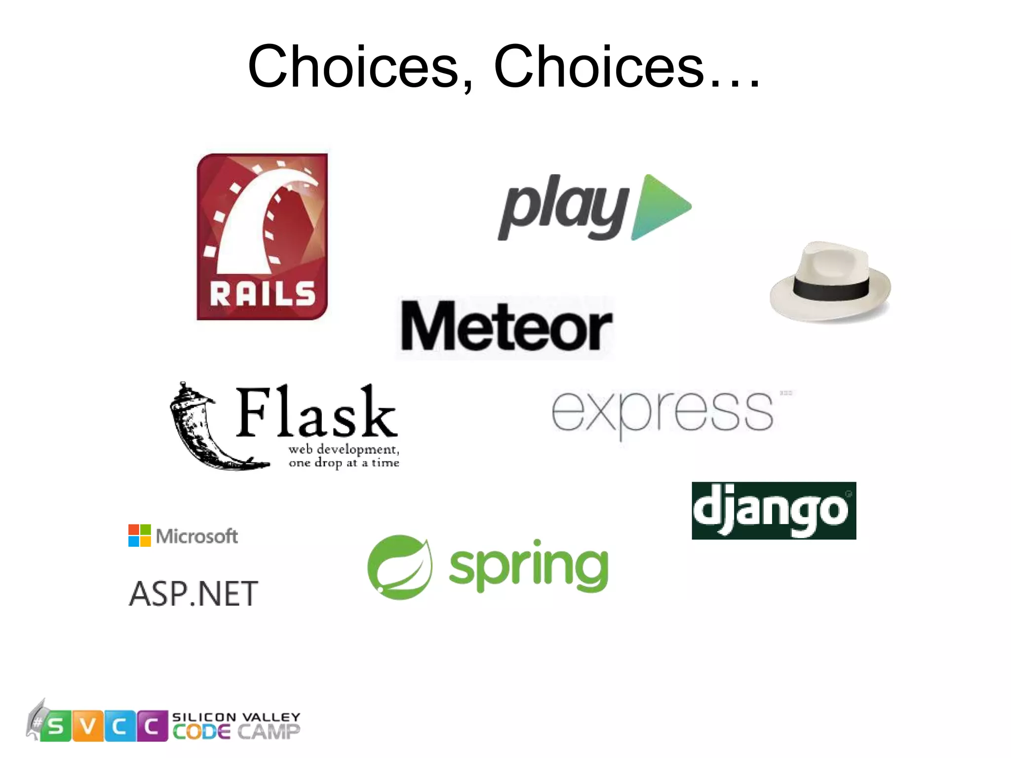 Choices, Choices… 9 