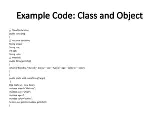 JAVA_Object Oriented Programming System.pptx