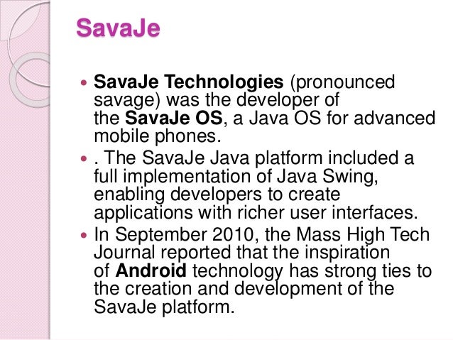 Java operating system