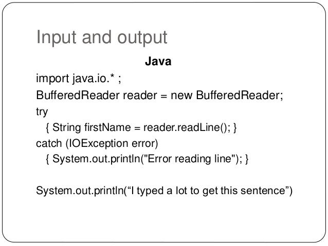 Java or c++