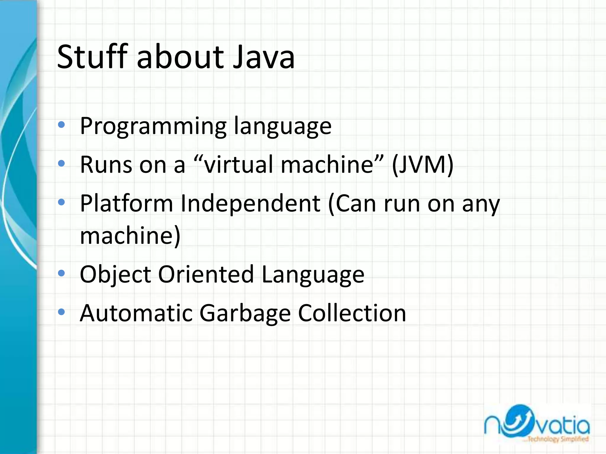 An Overview of the Java Programming Language | PPT