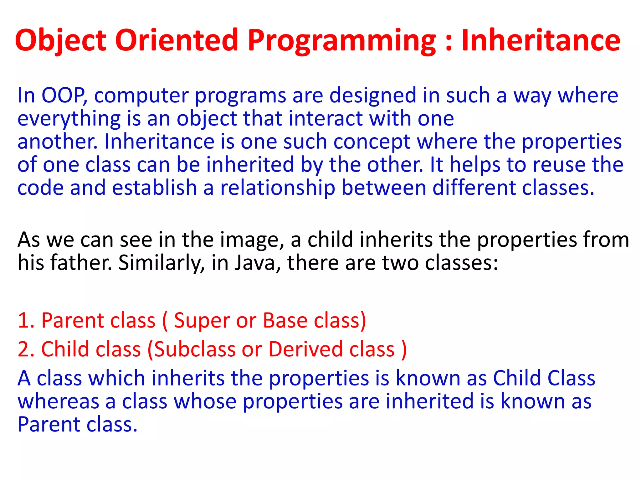 Java OOPS Concept | PPTX