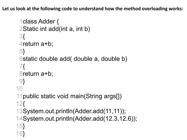 Java OOPS Concept | PPTX
