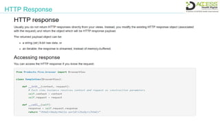 HTTP Response
 