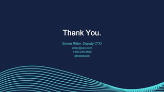 Thank You.
Simon Ritter, Deputy CTO
sritter@azul.com
1.650.230.6600
@speakjava
 