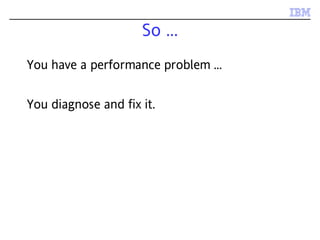 So ...
You have a performance problem ...
You diagnose and fix it.
 