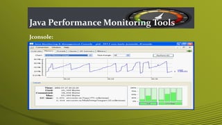 Java Performance Monitoring Tools
Jconsole:
 