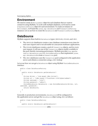Java persistence with my batis 3 | PDF