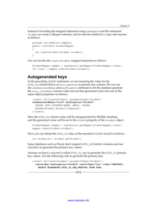 Java persistence with my batis 3 | PDF