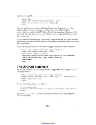 Java persistence with my batis 3 | PDF