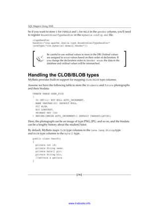 Java persistence with my batis 3 | PDF