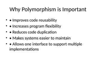 Comprehensive Guide to Polymorphism in Java Programming | PPTX