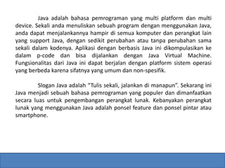 Java ppt | PPTX