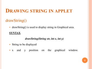 graphics programming in java | PPTX | Programming Languages | Computing image.