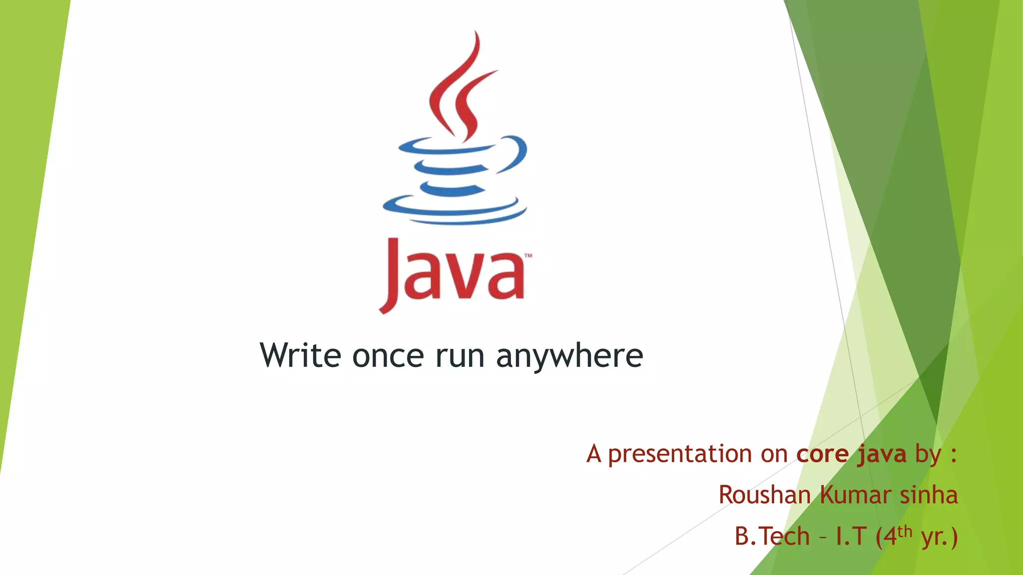 core java | PPT