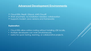 JAVA PPT.pptx it help students for learning about java | PPTX