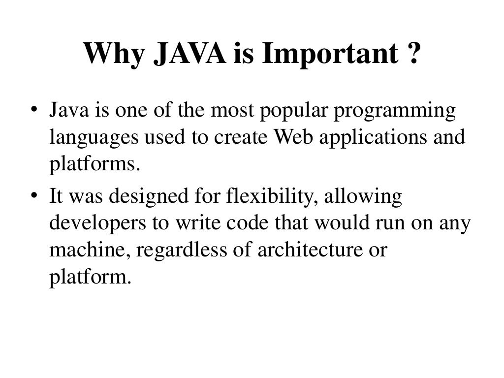 what is java?