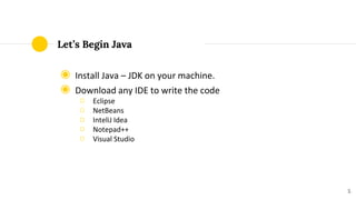 Core Java Basics | PPT