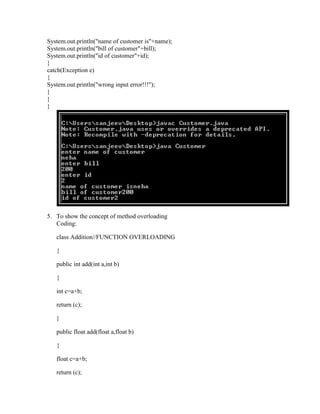 Java practical | PDF