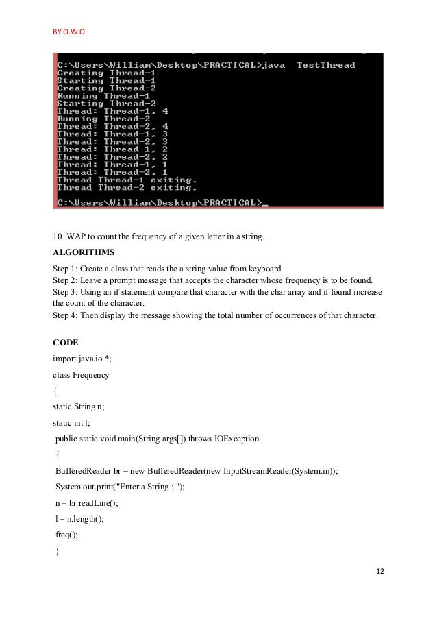 Java practical