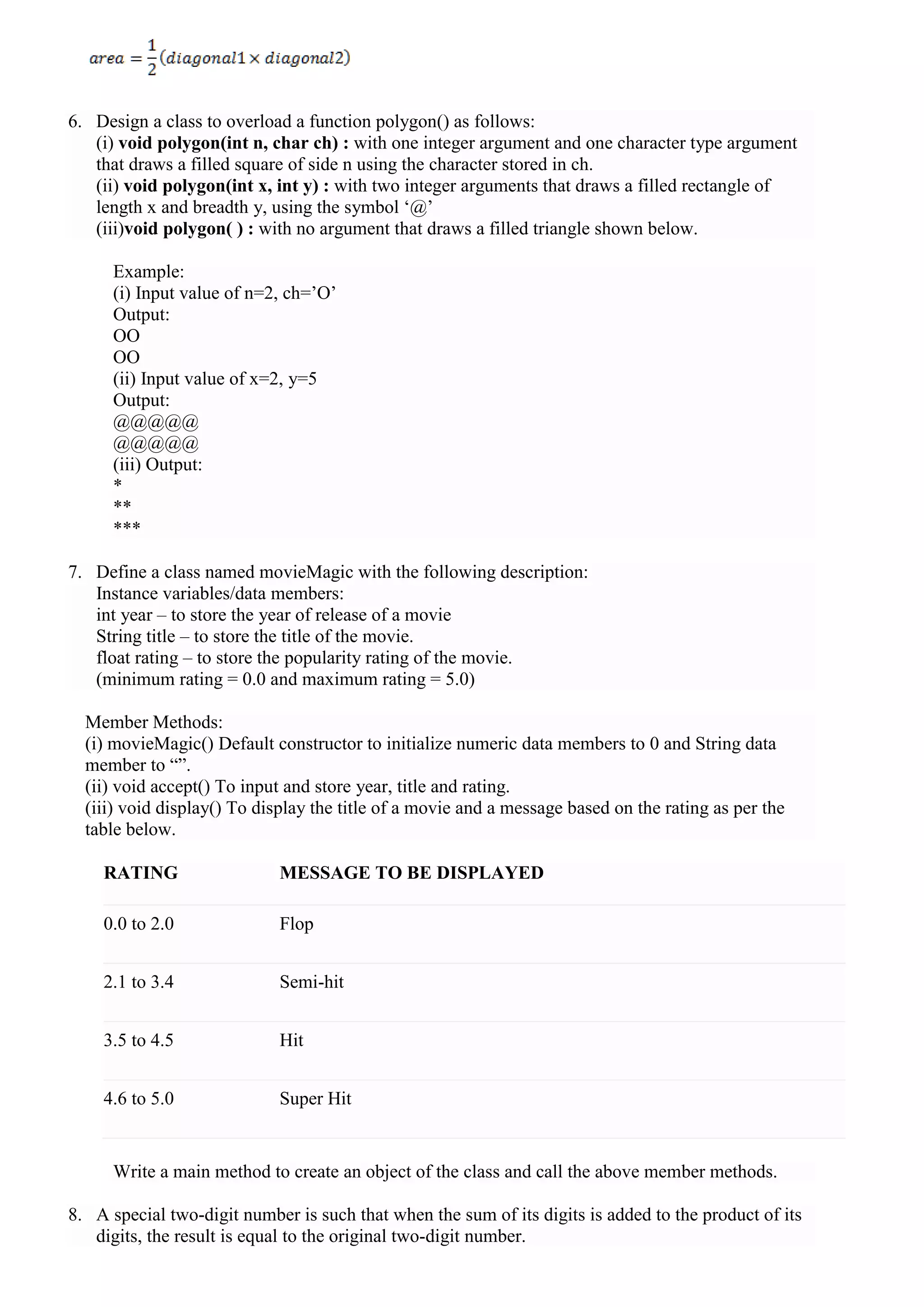 JAVA practical Exam Questions (1).docx