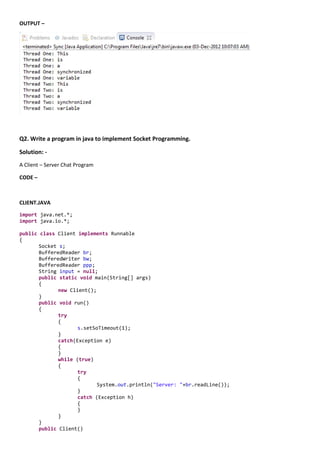 Advanced Java Practical File | PDF | Web Development | Internet