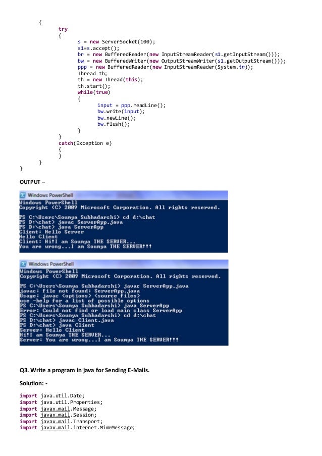 gtu advanced java practical solution