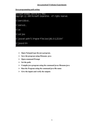 Java practical N Scheme Diploma in Computer Engineering | PDF