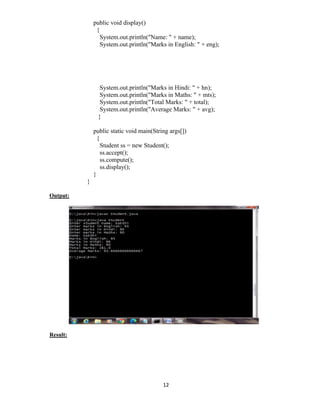 Java practical N Scheme Diploma in Computer Engineering | PDF