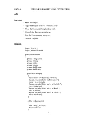 Java practical N Scheme Diploma in Computer Engineering | PDF