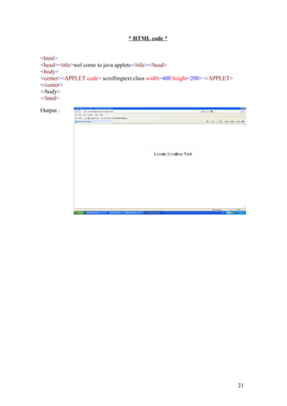 Final JAVA Practical of BCA SEM-5. | DOC