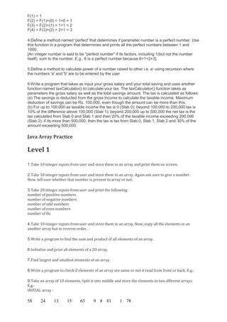 Java Practice Set | PDF