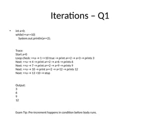 Javaoutput master for grade ten icse students | PPTX