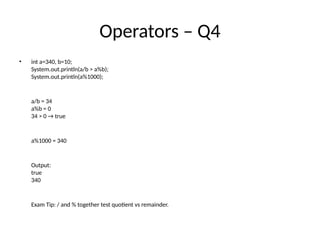 Javaoutput master for grade ten icse students | PPTX