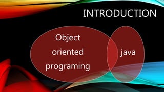 Object Orinted Programing(OOP) concepts \ | PPT