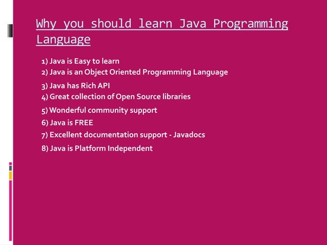 Java presentation | PPTX