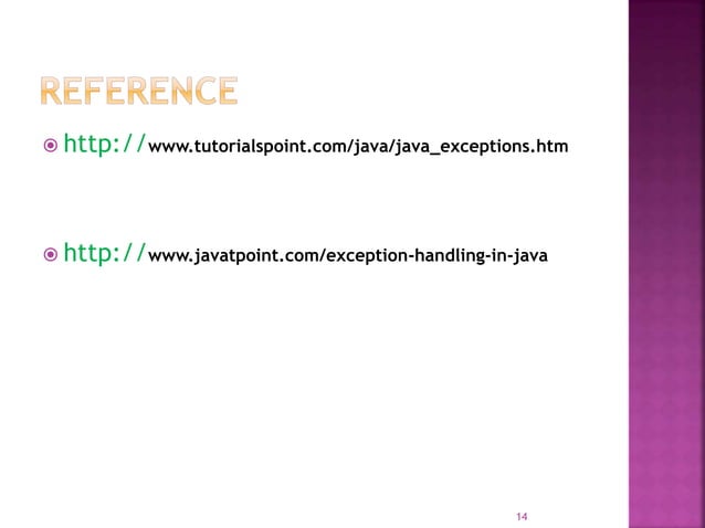 Exceptional Handling in Java | PPTX