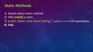 Java presentation | PPTX